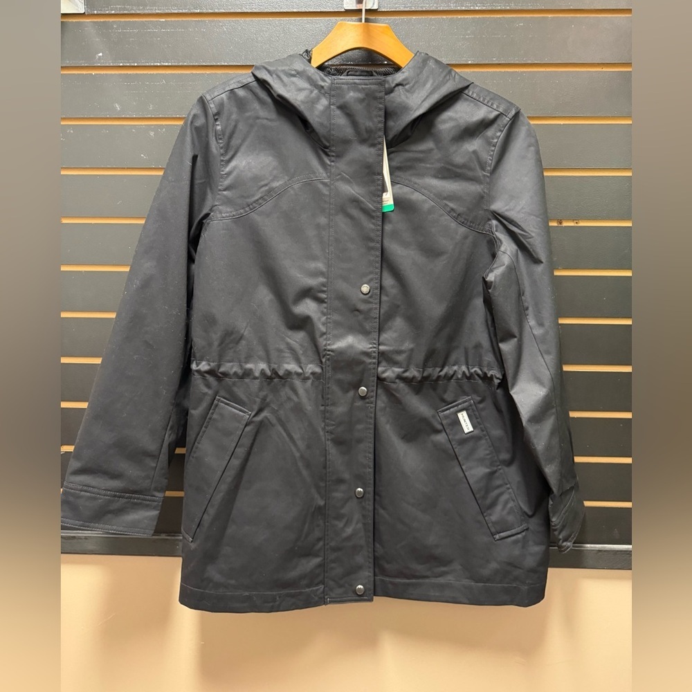 Hunter Water Resistant Cotton Smock Jacket Black XL NWT